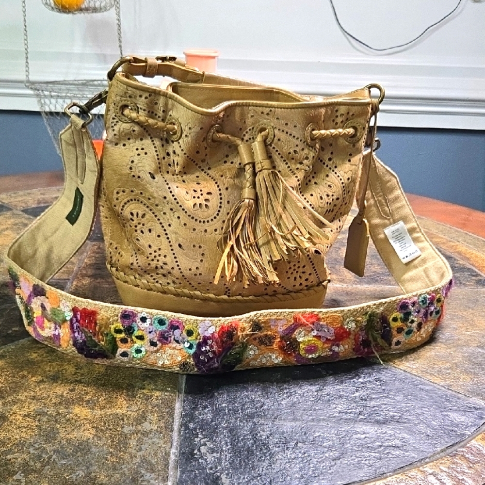 Vintage Ralph Lauren Haircalf Medium Shoulderbag Or Crossbody